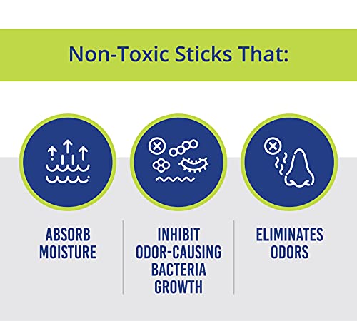Glovestix StankStix Shoe Deodorizer Liquid Shoe Odor Eliminator, Formerly Called ShoeStix. Non-Toxic Odor Remover for Shoes, Boots, Smelly Gym Bags, Boxing, Lacrosse, Soccer & Hockey Gear, Green/Blue