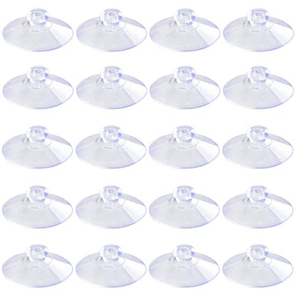 Pawfly 20 Pack Suction Cups 1.8 Inch, Small Rubber Suction Cups for Home Kitchen Bathroom Organization Christmas Decoration Window - style: 1.8 in 20pcs