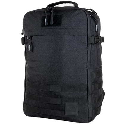 Gym Bag, Rip-Resistant Fabric, Heavy Duty (Black, Backpack (Pro-Mini (26L) with Dividers)) - color: Black, style: Backpack (Pro-mini With Dividers)