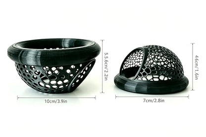 Aquarium Floating Betta Fish Skins, Betta or Shrimp Feeder, Cave and Hammock, Small Fish Feeding Rings, Aquarium Hiding Feeding Decorative Accessories (Black)