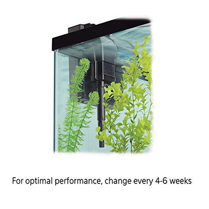Aqueon Replacement Filter Cartridges For Filter Models 20, 30, 40, 50, and 75, and Canister Models 200, 300, and 400, Large, 15 pack | Fish tank filter cartridge with activated carbon, rinse-install tab, change every 4 weeks, fits canister filter 200-400