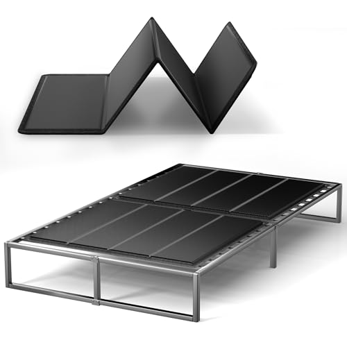 Bunkie Board 10MM, Folding Spring Box, Light and Thin, Breathable, Noise Minimizing, Moisture Resistant Bunkieboards,Bed Support Flat Noodles, Full Size 54x75'' - size: Full
