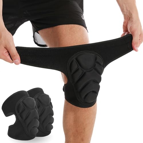 SUJAYU Volleyball Knee Pads for Women & Men, Dance Knee Pad for Women Men Wrestling Knee Pad Wrestling Gear, Crash Pad Roller Skating Gear Knee Protector Soft Knee Pads for Work (X-Large) - size: X-Large