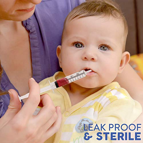 Care Touch 15 Pack 10ml Oral Syringes with Luer Slip Tip - Disposable 10cc Syringe Without Needle - Liquid Medicine Syringes for Children, Babies, Infants and Pets - Single-Wrapped and Leak Resistant