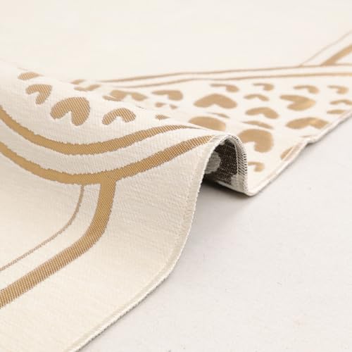 Couple Muslim Prayer Rug Set, 2 Pcs Chenille Mats & Gift Bag - color: Black-white