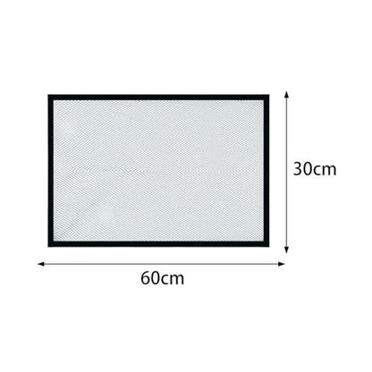 Baoblaze Fish Tank Lid Cover Top Cover Anti Jumping Aquarium Screen Transparent Mesh Netting Replacement Net Fish Guard, 60x30cm - size: 60x30cm