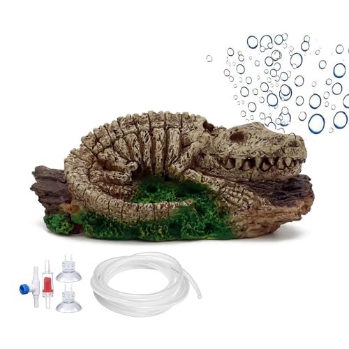 Aquarium Air Bubbler Decorations for Fish Tank, Dinosaur | Air Bubbler Decor Ornament