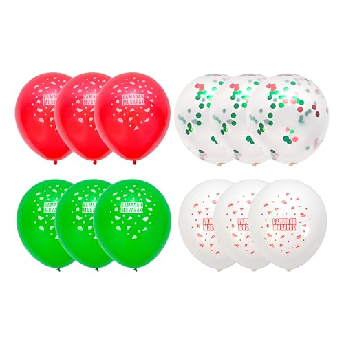 Ramadan Mubarak Balloons: Watermelon Decoration Latex Balloons - style: Ramadan Latex Balloons