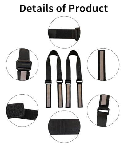 2PCS Boxing Gloves Carrying Strap，26’’- 46’’ Adjustable Shoulder Strap for Carrying & Hanging Boxing Gloves，Boxing Gloves Storage Rack, Travel Carrier Gloves Holder Strap