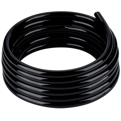 Black Vinyl Tubing 5/8” id - 50 Ft PVC Flexible Plastic Irrigation Hose | Hybrid Hose Transfer Water Air Oil for Pond Fountain Garden, Non-toxic and BPA free - size: ID 5/8 INCH, style: 50 Feet