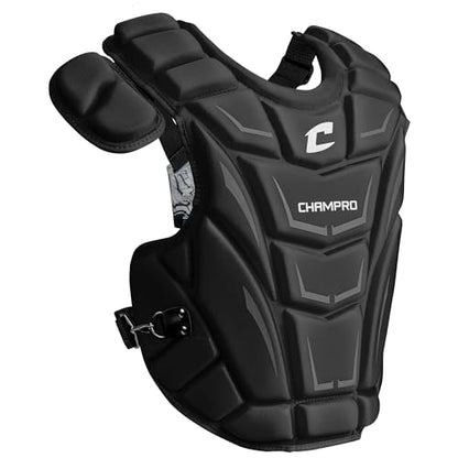 Champro Optimus MVP Chest Protector - color: Black, size: 16.5"