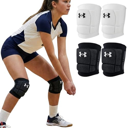 Under Armour Volleyball Knee Pads, Set of 2 - color: Black, size: Youth