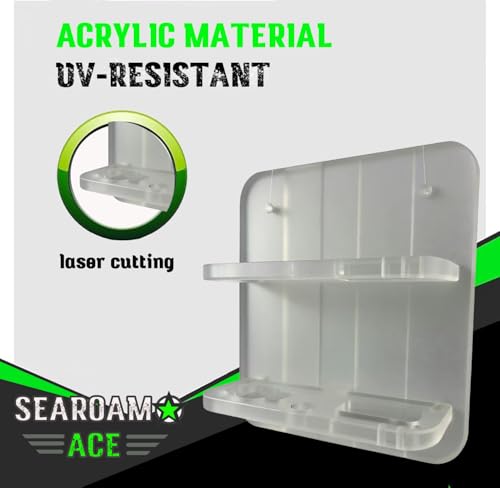 Boat Knife Holder,Marine Plier Holder and Lure Holder,Acrylic Marine Storage Organizer - style: FROSTED