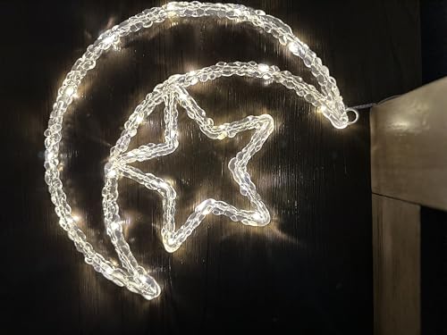 Ramadan Crescent and Star acyrlic Light