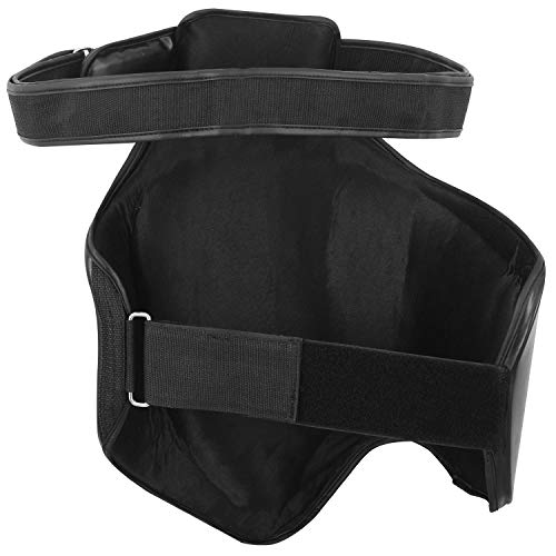 ROAR MMA Kickboxing Thigh Pads Training Kick Muay Thai Leg Protector Guard (BLK/White, Pair)