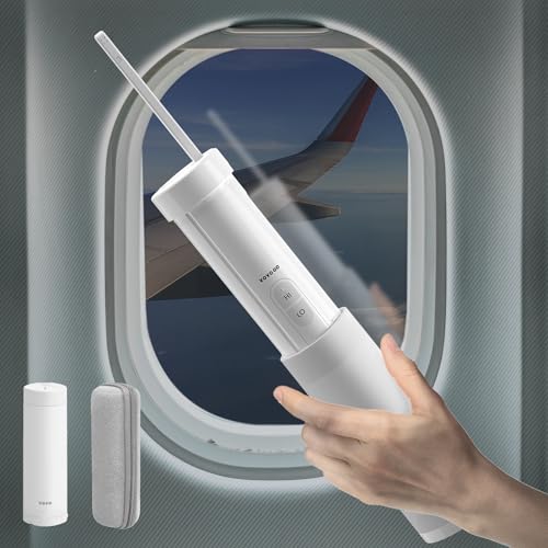 VOVO Go Portable Electric Bidet for Travel - 2 Adjustable Pressure Settings, Compact Handheld Bidet, Ideal for Personal Hygiene & Postpartum Care, Lightweight & Leak-Proof, Made in Korea - White - color: Snow White
