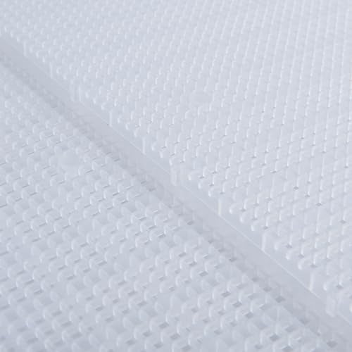 Aquarium Grid Isolate Board Divider Fish Tank Bottom Black Filter Tray Plastic Crate (8pcs) - size: 8pcs