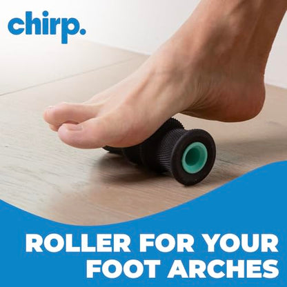 Chirp Foam Roller for Back & Neck Relief, 2-Inch Mint | Foot Roller, Foam Roller for Feet and Arches, Plantar Massage, Muscle Recovery, Compact 2 Inch - size: 2" - Deep Tissue