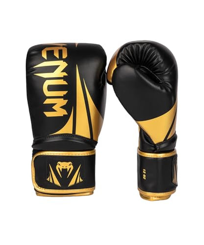 Venum Challenger Boxing Gloves - color: Black/Gold, size: 14-Ounce, style: Challenger 2.5