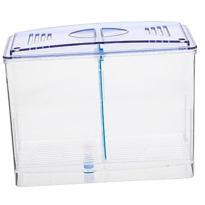 Fish Isolation Breeding Box for Betta Fish and Shrimp Transparent Acrylic Tank Divider for Spawning and Safe Easy to Clean and Use