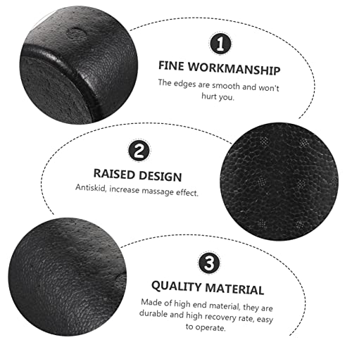 High Density Yoga Roller for Muscle Recovery Durable Foam Massage Roller for Back Neck Legs Shoulders Material Yoga Accessories - size: 45X15X15cm