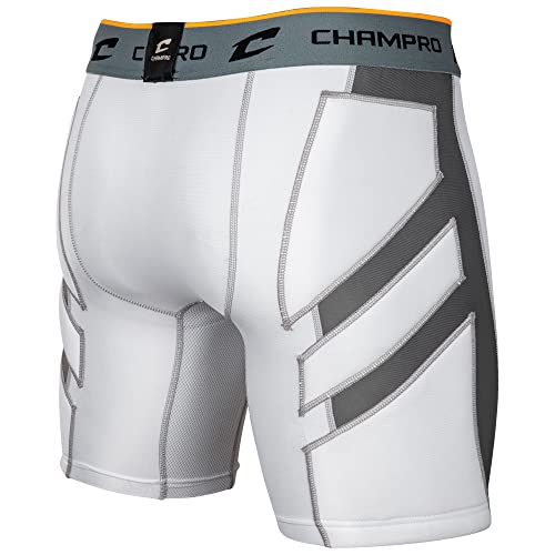 Champro Wind-up with Wind Up Compression Polyester Spandex Sliding Short w Cup - size: X-Small