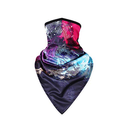 Women UPF 50+ Face Mask Sun Protection Fashion Colorful Neck Gaiter Scarf - color: Fcm-07