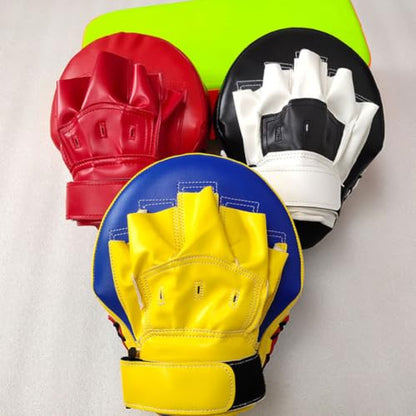 1pc Boxing Pad for Martial Arts Training Kickboxing Practice Focus Mitt with Premium Safety Material Curved Hand Target for Muay Thai MMA Sparring and Taekwondo Random Color