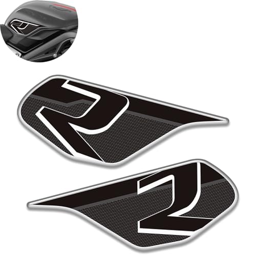 Motorcycle 3D Tank Pad Compatible with Triumph Street Triple Daytona 675 765R RS Stickers Gas Kit Knee Fish Bone Tank Pad Decals Fit for 675 765 R RS Stickers Decals Tank Protection Waterproof (A-25) - color: A-25