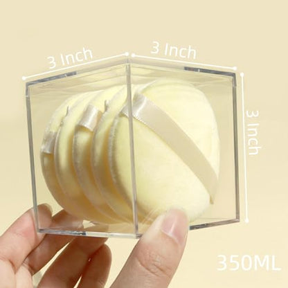 Acrylic Box 2 Packs Clear Square Cube Acrylic Display Boxes Multi-Purpose Storage Box Container Acrylic Decorative Boxes with Lids for Birthday Valentine's Day Party Favor Candy Pill and Tiny Jewelry - size: 3 x 3 x 3 Inch