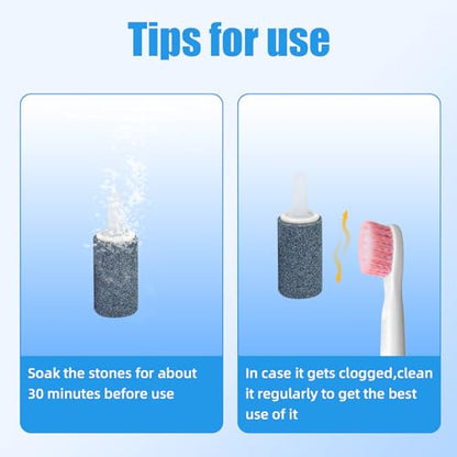 AQUANEAT Aquarium Air Stones 1 inch 12 Pack, Bubble Stone, Aerator Bubble Diffuser, Air Pump Accessories for Aquariums, Fish Tanks, and Hydroponics - size: 1 inch