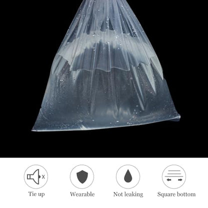 Luxshiny 50 Pcs Leak-proof Live Fish Transport Bags Flat Open Plastic Fish Packing Bags 20x44 Cm Shipping and Storage