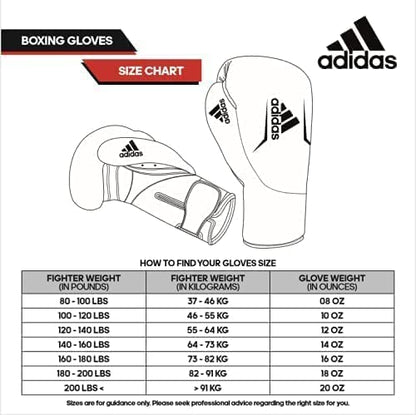 adidas Home Gym Bundle - Home use Heavy Bag (Black White, Black Gold, Black Red / 3ft, 4ft, 5ft) + Hybrid 80 Boxing Gloves (Black White, Black Red, Black Gold / 8oz, 12oz, 16oz) + Protective Inner gloves (Black Gold / Medium) – for Boxing, Training, Fitne
