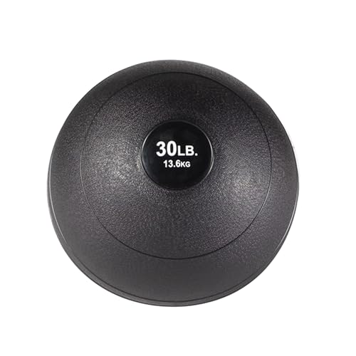 Body-Solid (BSTHB30 Dead Weight Slam Balls, Sand Fill Weighted Ball for Strength & Conditioning Training, Weights Loss, Fitness Exercise Equipment Workouts, Midnight Black, 30lb