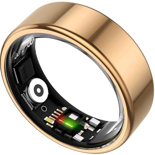 Smart Ring for Women & Men Fitness Sleep Heart Tracker - color: Rose Gold, size: 10