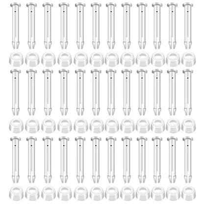 36Pcs Plastic Pool Joint Pins & Pool Seals(2.36 Inch) | Compatible with Intex 13'-24' Above Ground Round Metal Frame Pools and Intex Rectangular Metal Frame Pools - size: 2.36 Inch