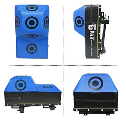 INNOLIFE Wall Mount Uppercut Heavy Bag- Black&Blue | Boxing MMA Training Punching Target (27.5x15.8x11.8 inches)