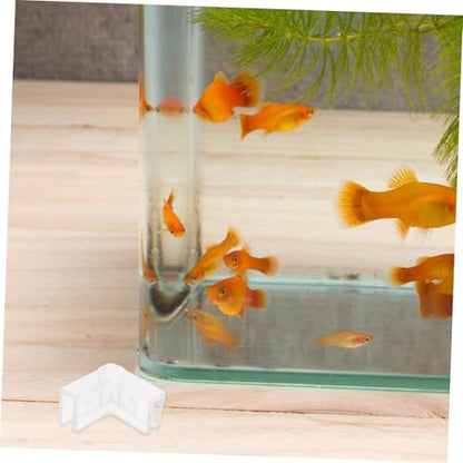GALPADA 10pcs Transparent Corner Guards for Fish Tanks Soft Aquarium Edge Protectors and Boys and Girls Corner Safety Easy Installation Shaped Design