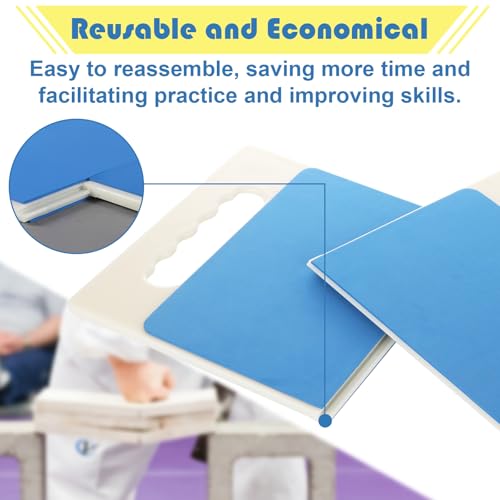 QTLCOHD 2 Pack Rebreakable Boards Martial Arts | Taekwondo Karate Breaking Boards for Kids and Adults - Foam Breaking Board MMA Ninja Training Practice EVA Boxing Equipment