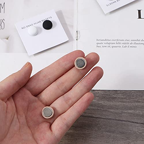 SOFEA Scarf Buckle, Strong Metal Plating Magnetic Hijab Clip Safe Hijab Brooch Luxury Accessory No Hole Pins Brooch Magnet for Muslim Scarf