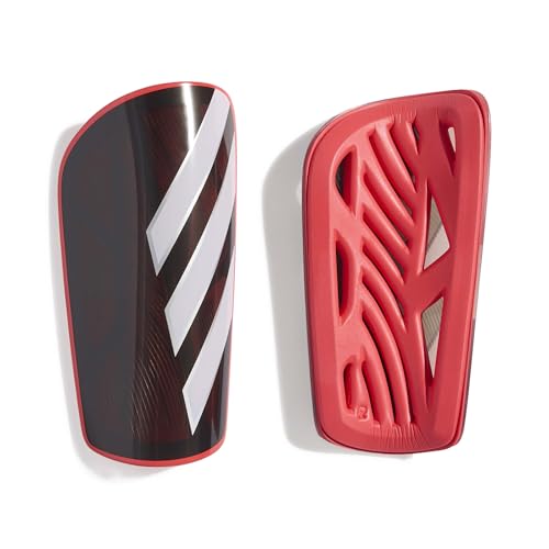 adidas Unisex Adult Tiro Soccer Shin Guards - color: Black/Lucid Red/White/Silver Metallic/League, size: Small