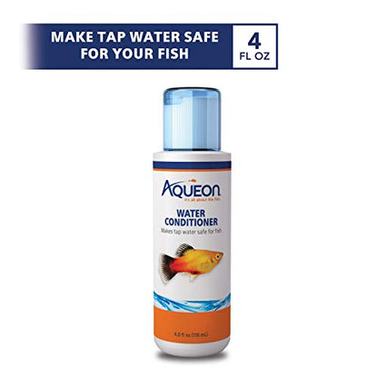 Aqueon Aquarium Water Conditioner Bottle 4 Ounces (Pack of 2) - size: 4 Ounces (Pack of 2)