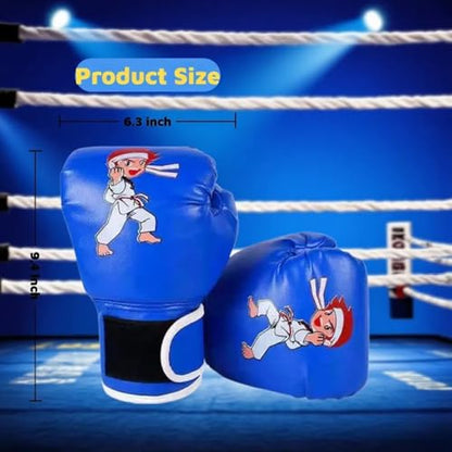 Boxing Gloves for Kids Kids Boxing Gloves Red Blue - color: blue, size: kung fu