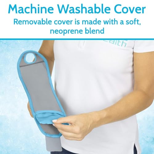 Arctic Flex Wrist Ice Pack Wrap - Refreezable Gel Compression Support | Flexible Hot & Cold Brace for Injuries, Rheumatoid, Tendinitis, Swelling & Carpal Tunnel - Reusable for Pain & Muscle Therapy