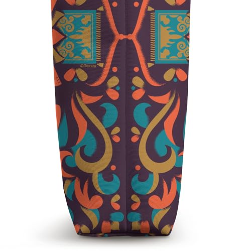 Disney Aladdin Princess Jasmine and Rajah Mosaic Pattern Tote Bag
