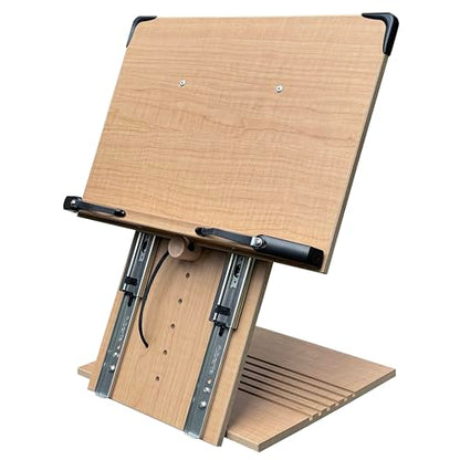 BS2500PRO XL Super Heavy Duty 15.4x10.5 Portable Height Adjustable Foldable Eye Level Bookstand Holder for Reading Hands Free Large Thick Heavy College Textbooks Tablets Neck Pain Free - size: XL PRO