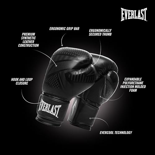 Everlast Spark Boxing - color: Black, size: 16 oz