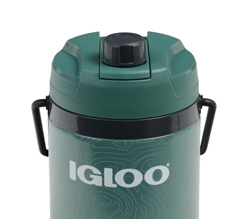Igloo Trailmate Hybrid 54 oz Insulated Water Bottle, Large Sports Water Jug, Beverage Cooler, Spruce - color: Spruce