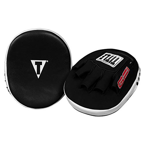 TITLE Boxing Gel Tech Punch Mitts 2.0, Black - Boxing Pads, Muay Thai, Focus Mitts, MMA and Kickboxing Equipment