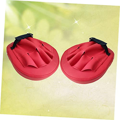 VICASKY Curved Thai Kick Pads Set PU Leather Training Equipment for Kickboxing Taekwondo and Hand Feet Arc Design for Enhanced Focus and Performance